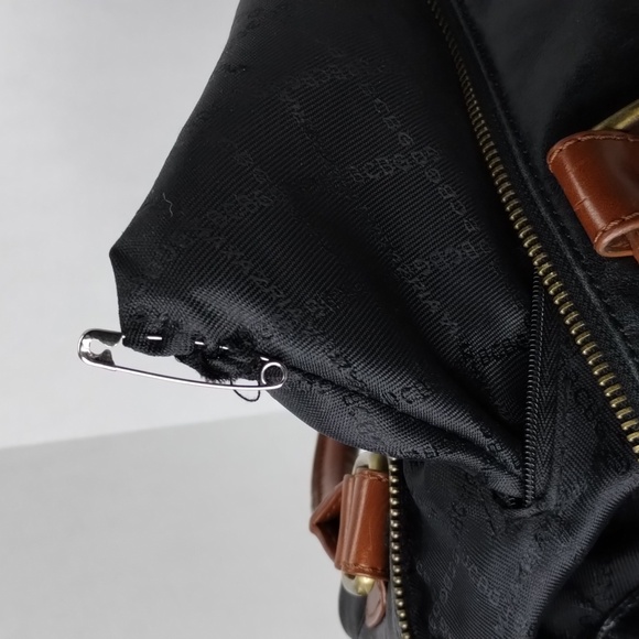 BCBG Large Satchel Shoulder Bag Crossbody Leather Black BCBGMaxAzria Barney's - Picture 13 of 13